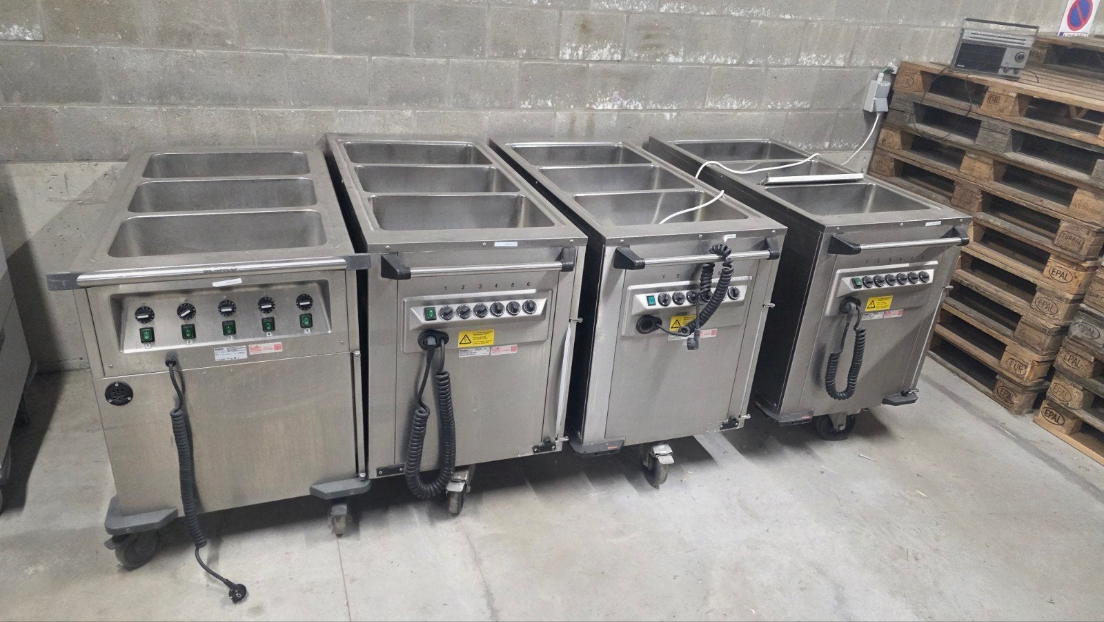 bain marie, Ophalen, Gebruikt