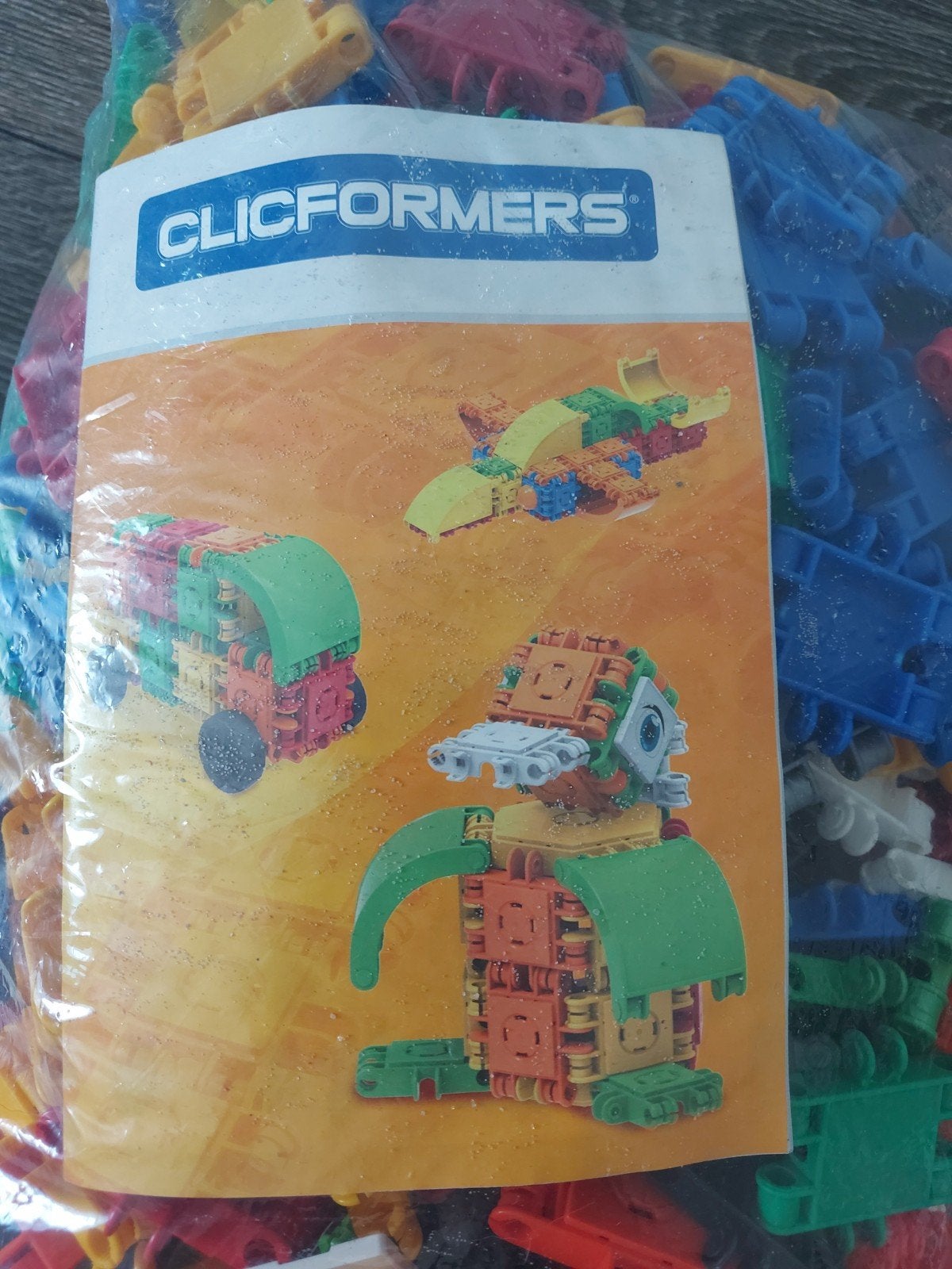 Clics bouwblokken / constructiespeelgoed met wielen en acces, Ophalen of Verzenden, Gebruikt, Overige merken