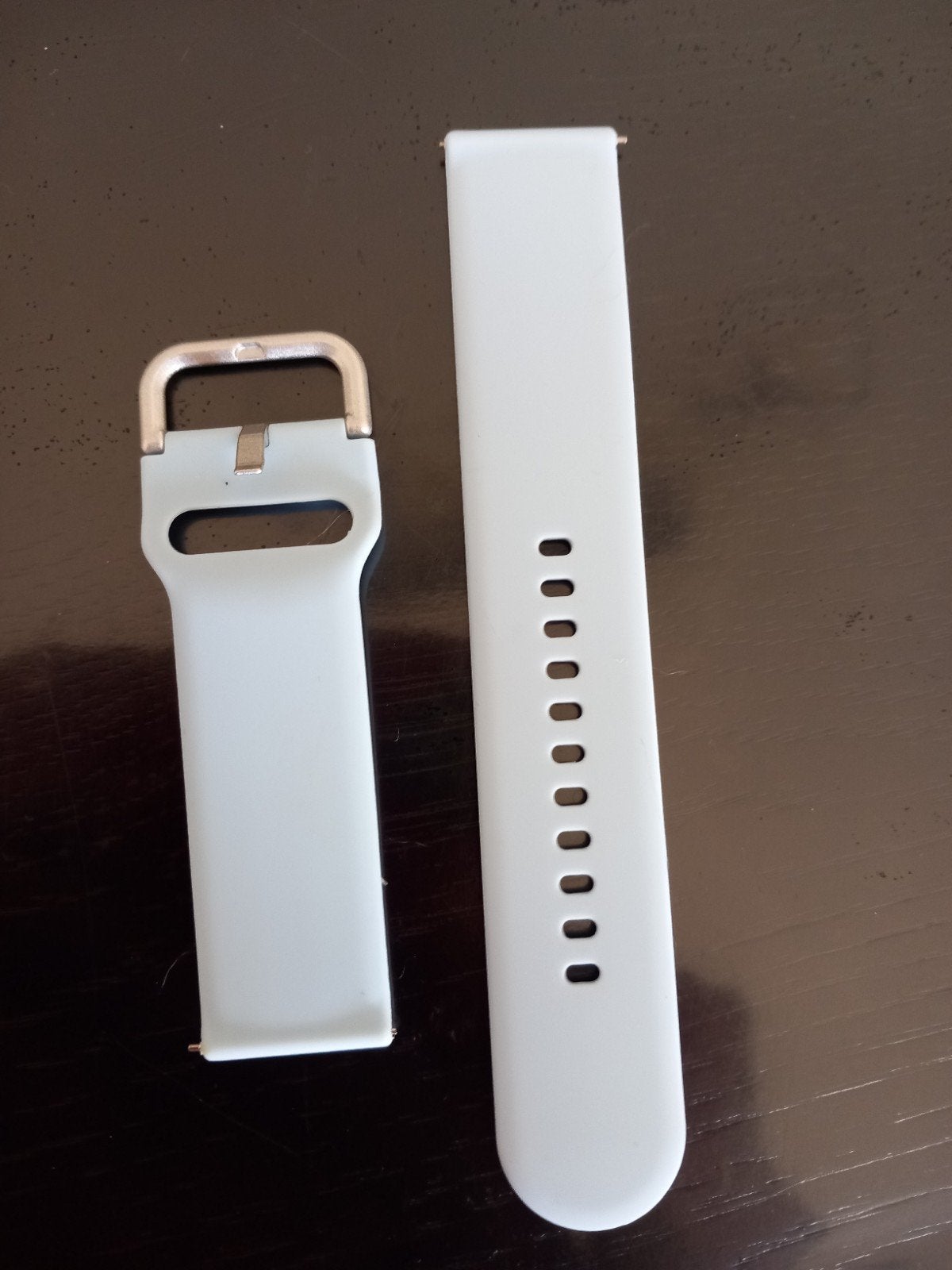 Nouveau bracelet de montre en silicone bleu clair 22 mm, Autres marques, Enlèvement ou Envoi, Autres matériaux, Autres matériaux
