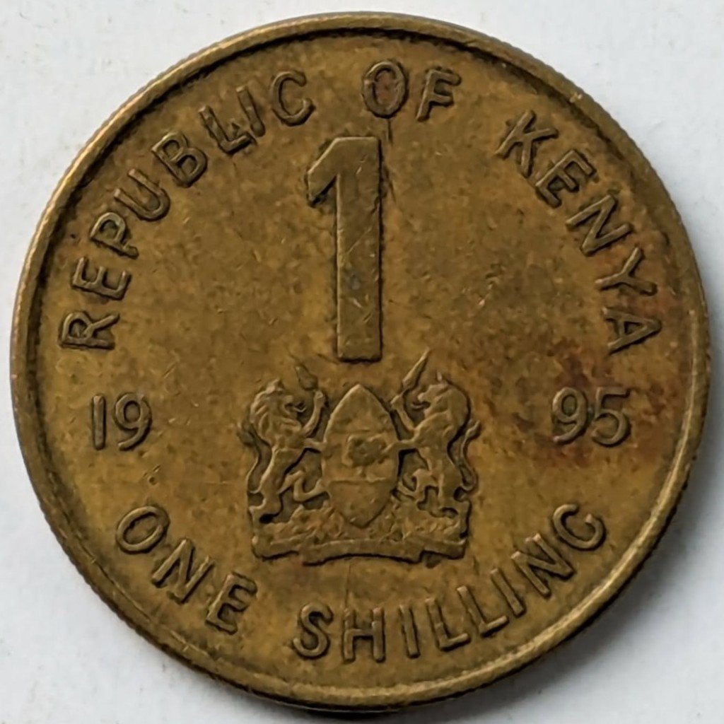 Kenia - 1 shilling - 1995, Postzegels en Munten, Munten | Afrika, Ophalen, Overige landen, Losse munt