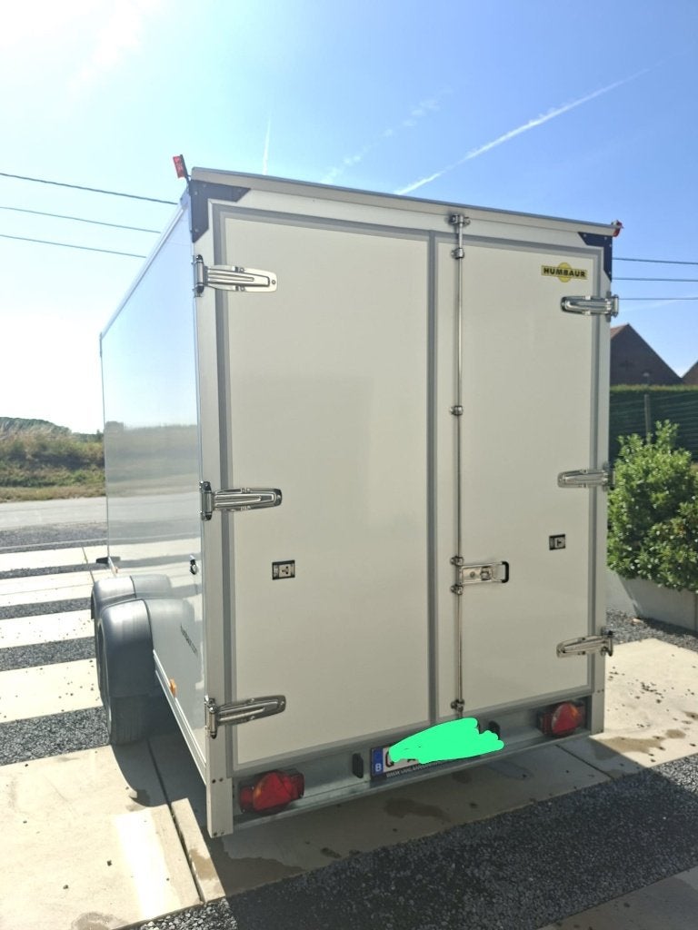 Gesloten aanhangwagen Humbaur 407x 181x 200 binnenruimte, Auto diversen, Aanhangers en Bagagewagens, Ophalen, Zo goed als nieuw
