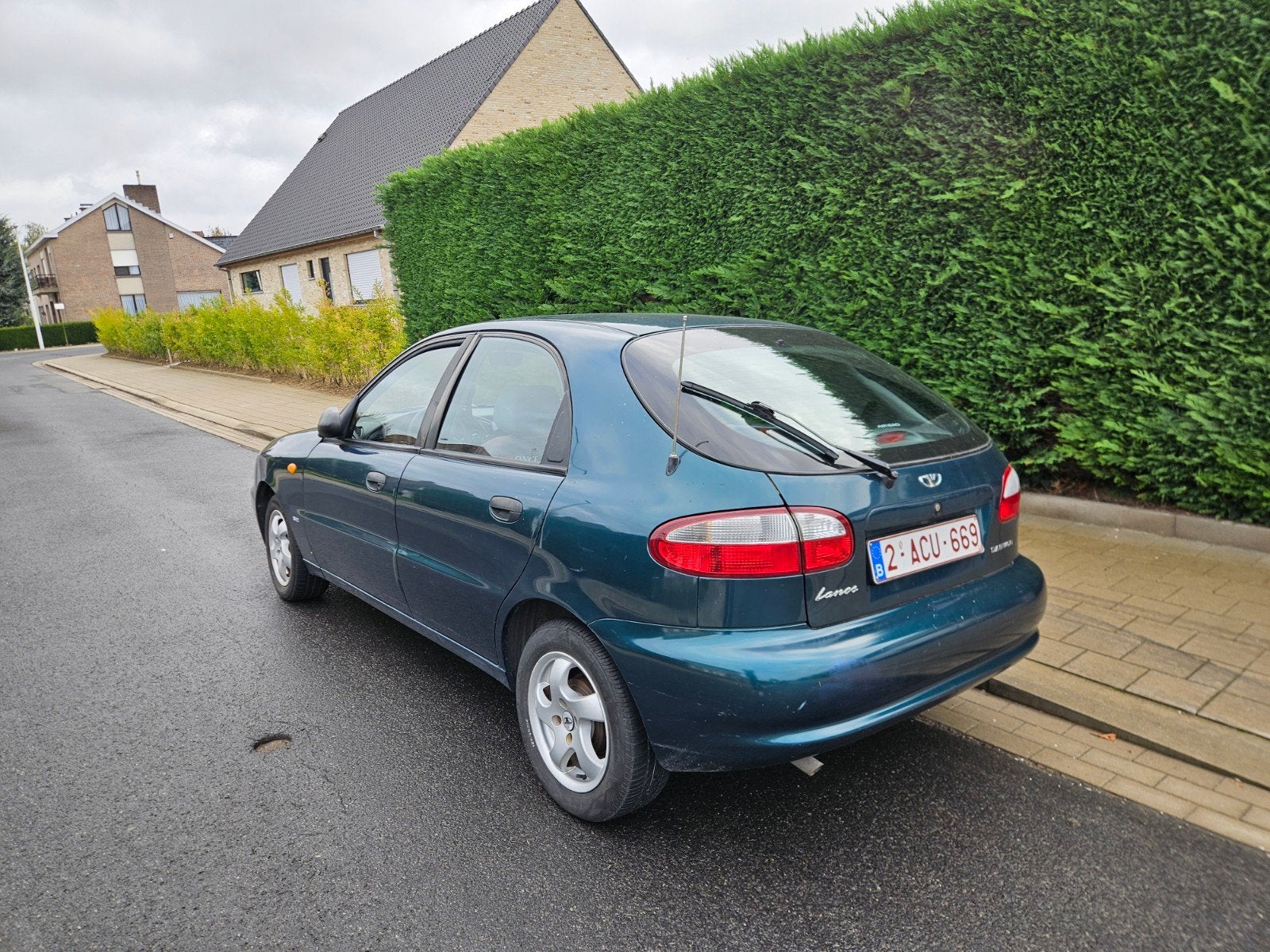 Daewoo Lanos 1.5 Benzine – 2001 – Slechts 61.008 km!, Auto's, Lichtmetalen velgen, 4 cilinders, Blauw, Handgeschakeld
