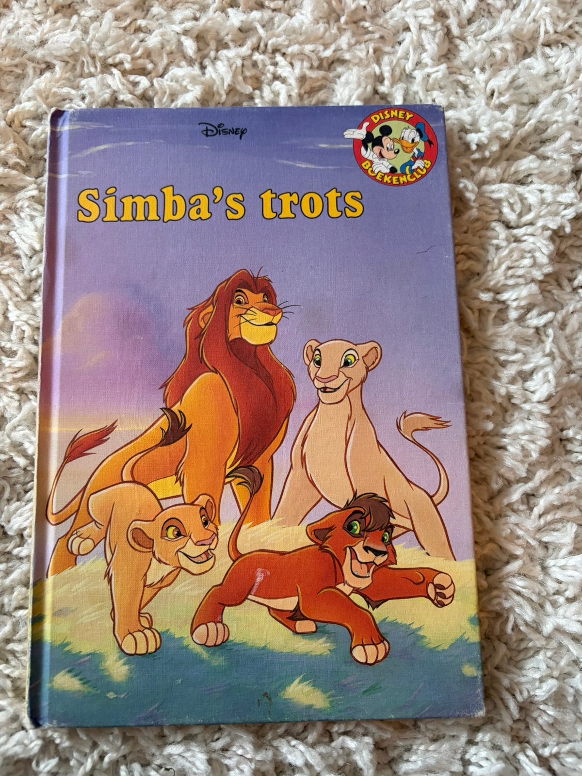 Disney Boekenclub - Simba’s trots, Ophalen of Verzenden, Gelezen, Jongen of Meisje, Fictie algemeen