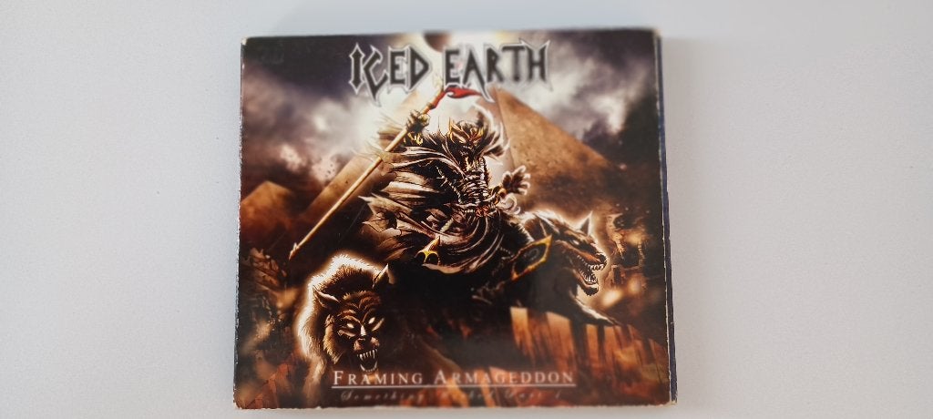 Cd Iced Earth Framing Armageddon 2007, Gebruikt, Ophalen of Verzenden, Heavy metal, Digipak