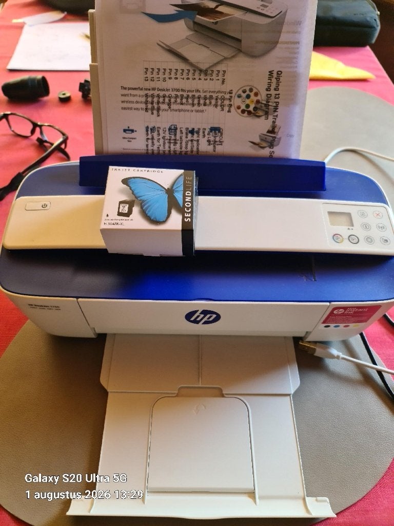 printer HPDeskjet3760, Ophalen, Printer, Inkjetprinter, Draadloos