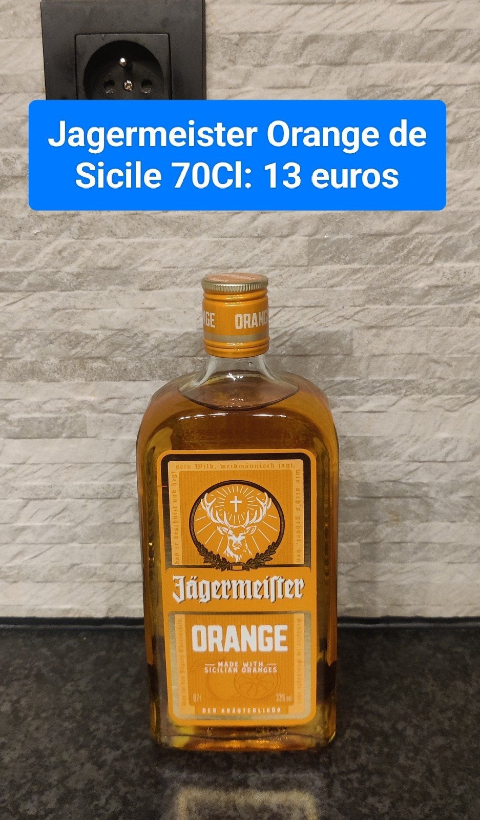 Jagermeister Siciliaanse sinaasappel 70cl, Ophalen