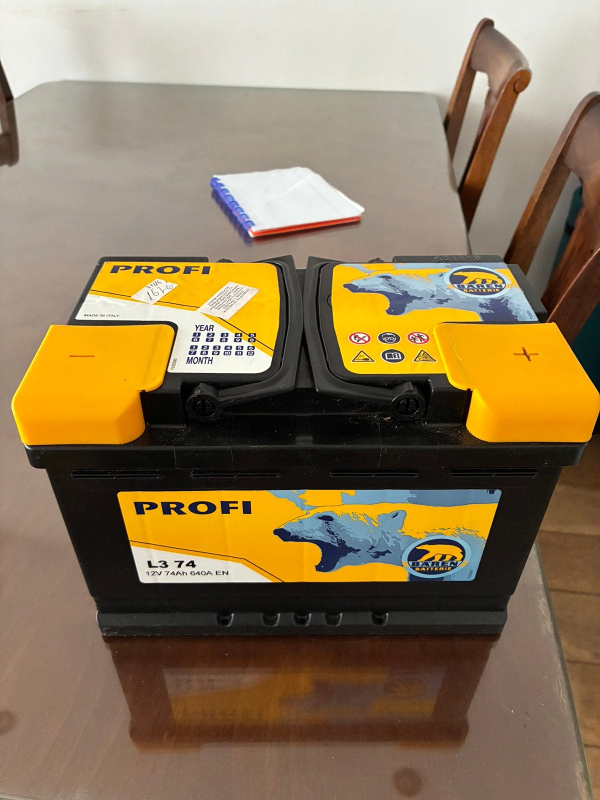Nieuwe accu Baren profi L3 74Ah 640 A EN, Auto-onderdelen, Accu's en Toebehoren, Ophalen, Nieuw