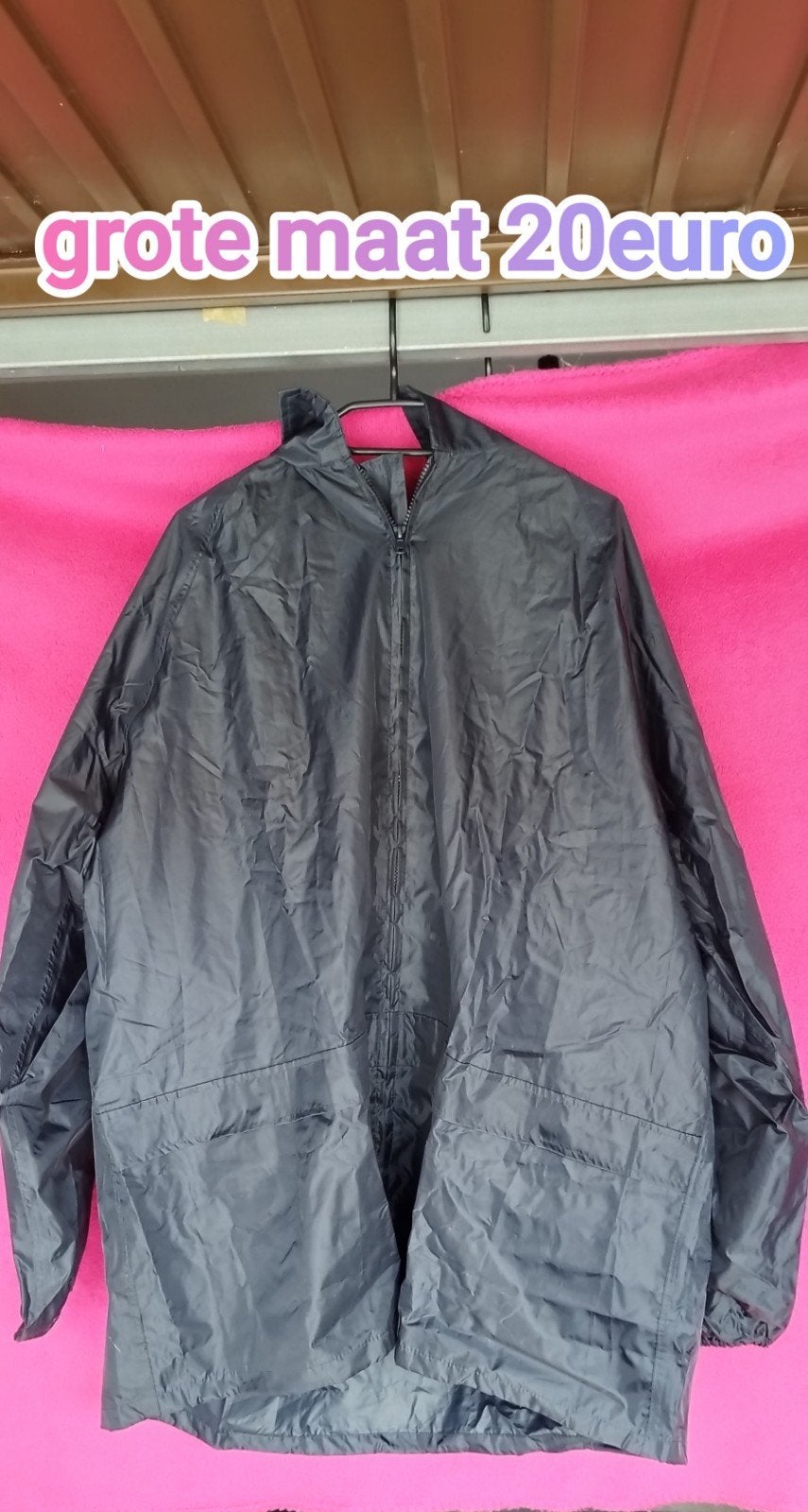 regenvest voor op de moto, Ophalen, Zo goed als nieuw, Regenjas