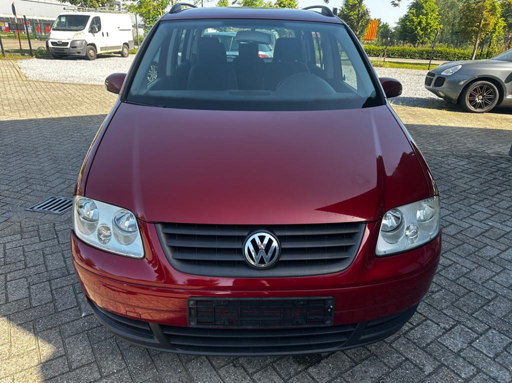 Vw Touran 5 places 1.9tdi., Rouge, Achat, Entreprise, 5 portes