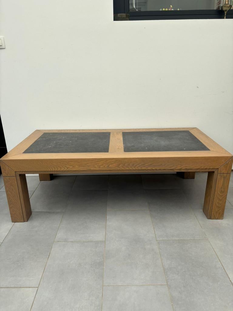 Mooie Salontafel met blauwsteen, Ophalen, Zo goed als nieuw