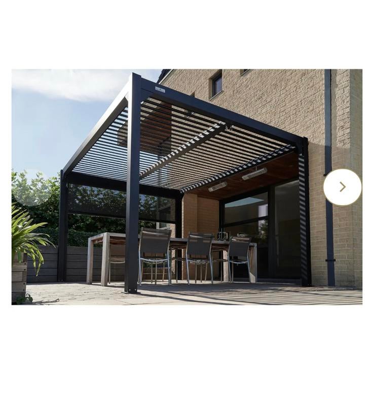 NIEUW Solid cube - terras overkapping 3x4-, Enlèvement ou Envoi, Neuf, Autres matériaux