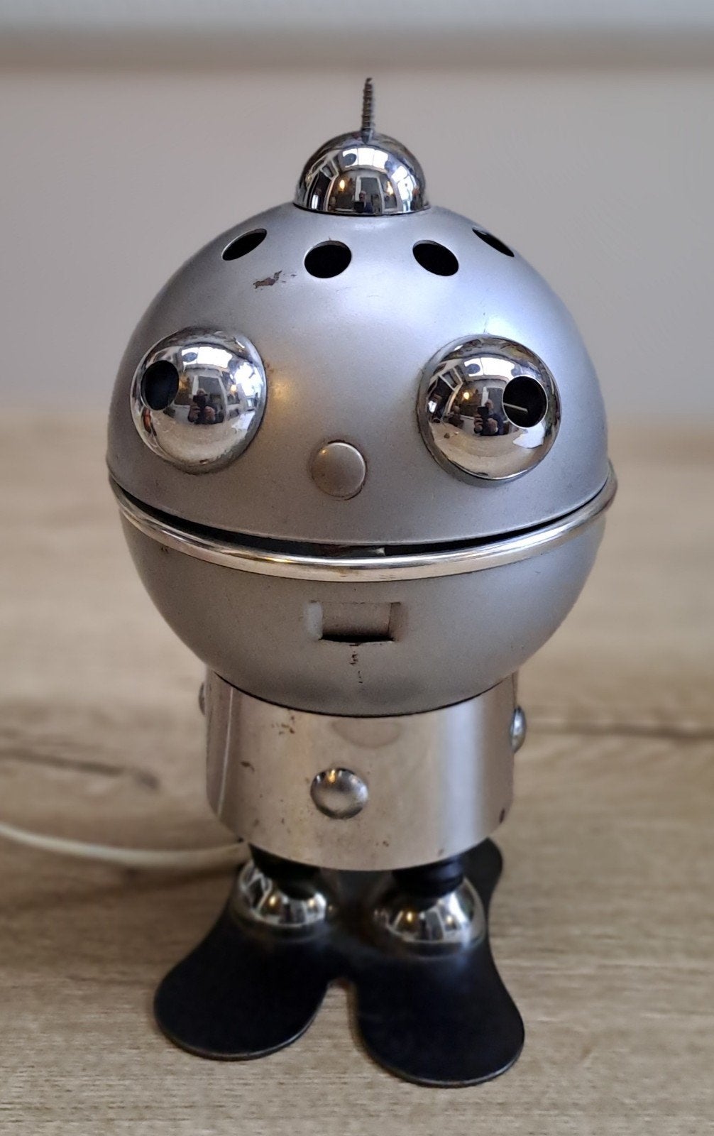 Lampe de table robot vintage Satco, Maison & Meubles, Enlèvement, Vintage