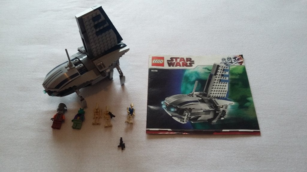 lego starwars 8036, Lego, Ophalen of Verzenden, Zo goed als nieuw, Compleet