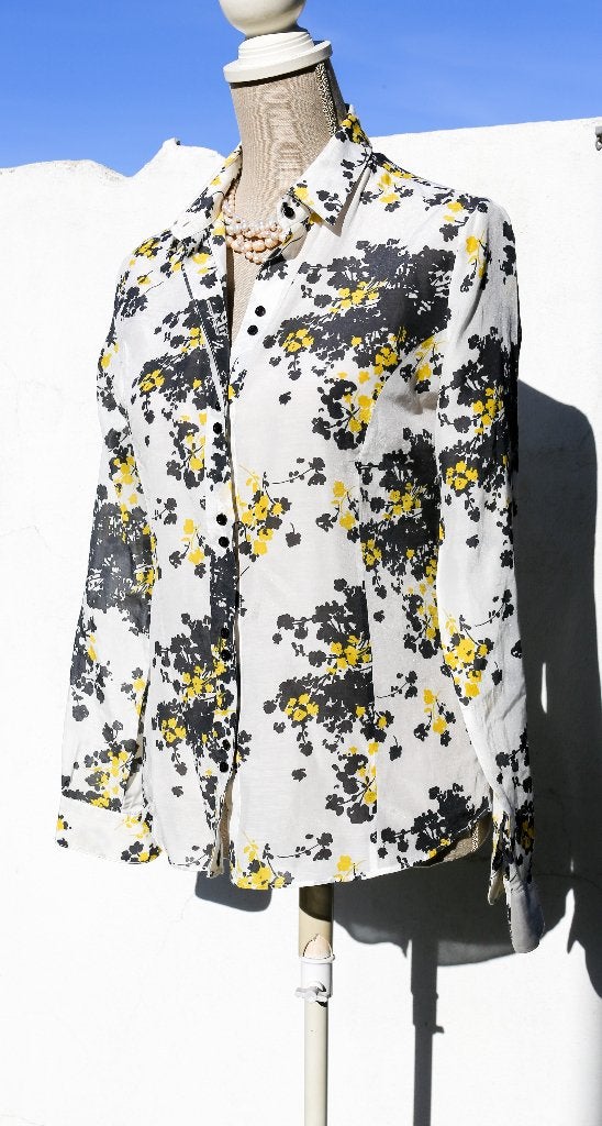 Prachtige blouse van Massimo Dutti - Maat 40, Maat 38/40 (M), Massimo Dutti, Meerkleurig, Ophalen of Verzenden