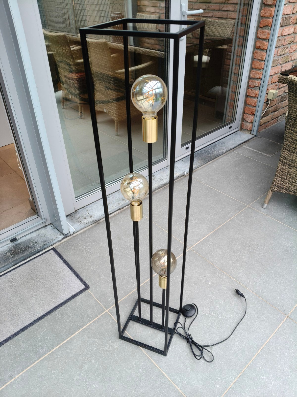 vloerlamp met 3 lampen, Ophalen