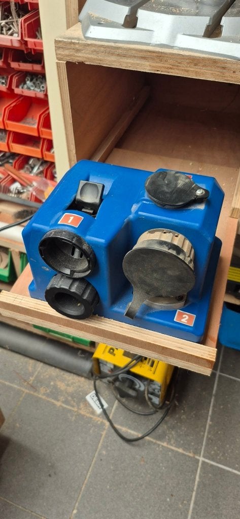 Scheppach DBS800 boorslijpmachine, Ophalen, Zo goed als nieuw