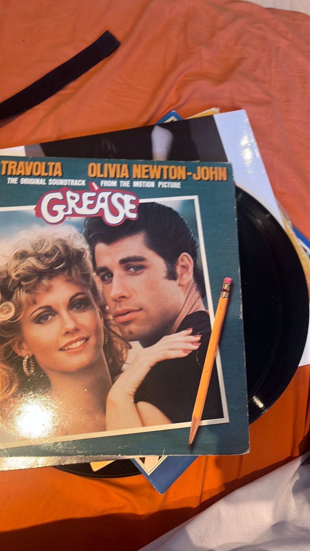 Jhon tracolta grease plaat, Ophalen, Gebruikt