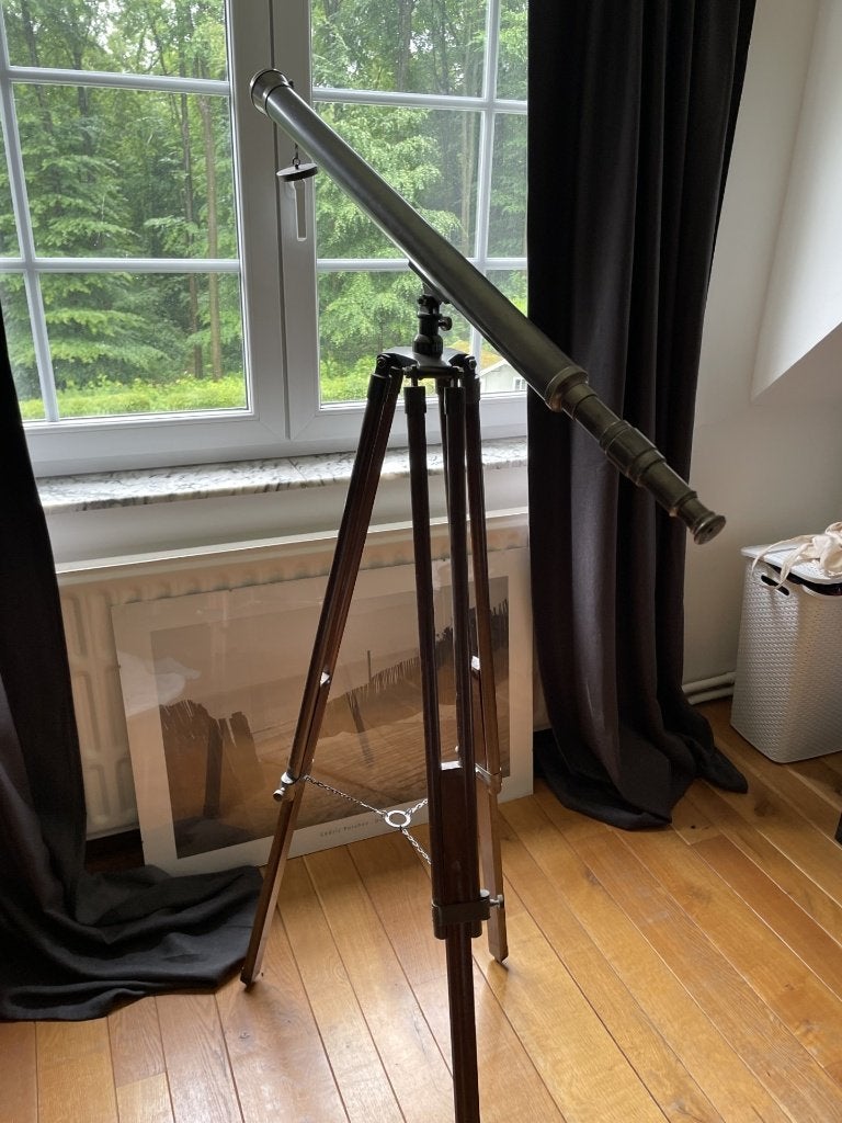 téléscope ancien, Ophalen