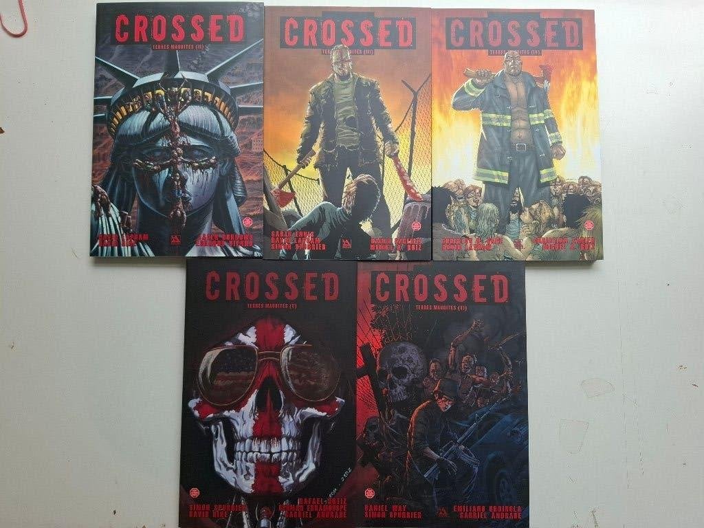 CROSSED TOMES 2 à 6 PANINI COMICS TBE, Série complète ou Série, Enlèvement ou Envoi, Comme neuf