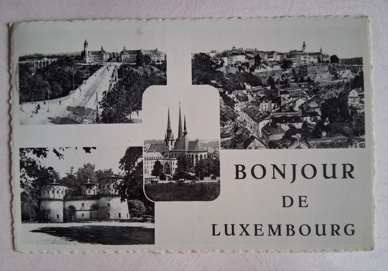 vintage Postkaart Luxembourg, Ophalen of Verzenden