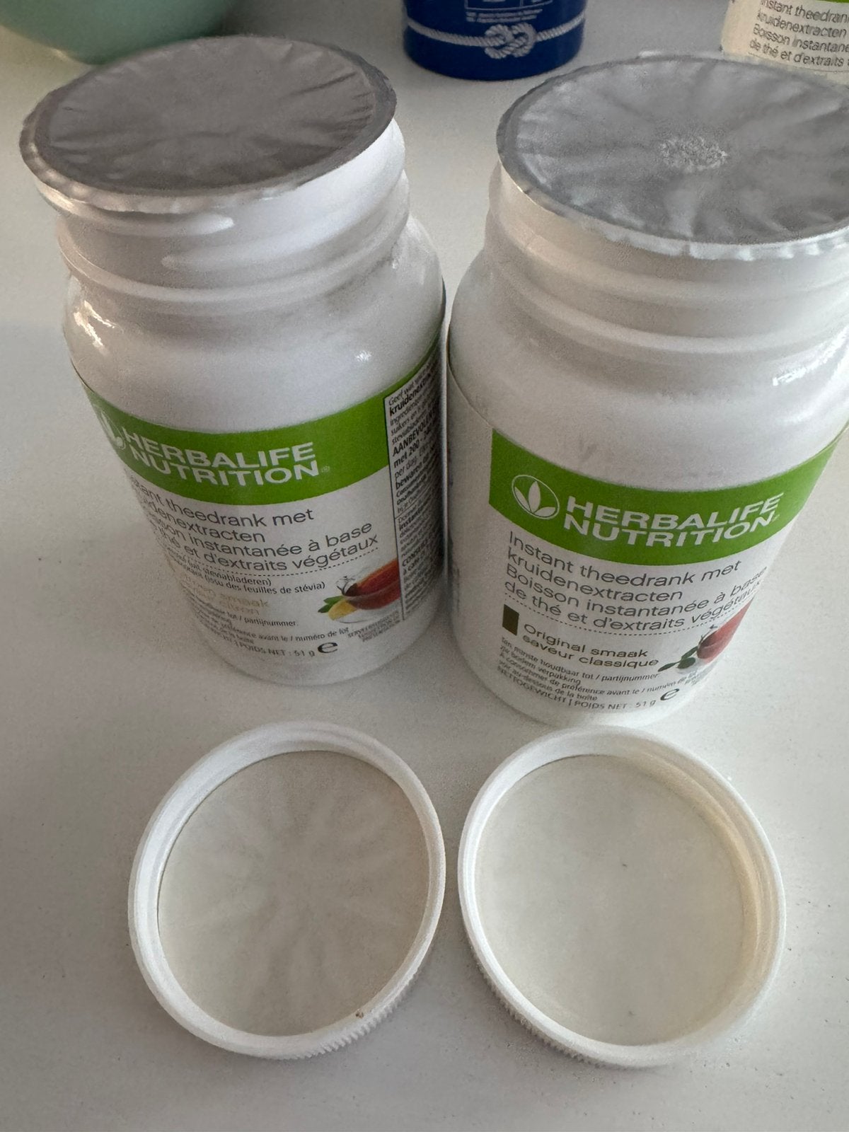 Thé Herbalife 2 saveurs nouveau, Sports & Fitness, Produits de santé, Wellness & Bien-être, Enlèvement ou Envoi, Neuf, Poudre ou Boisson