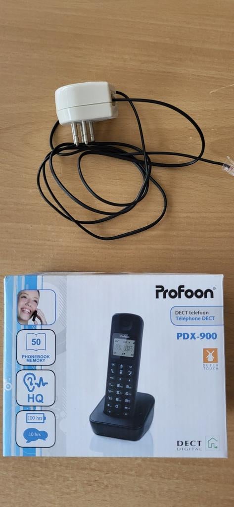 Profoon PDX-900, draadloze DECT-telefoon, Ophalen