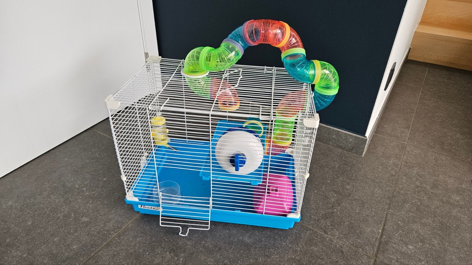Hamsterkooi met toebehoren, Moins de 60 cm, Cage, Utilisé, Hamster