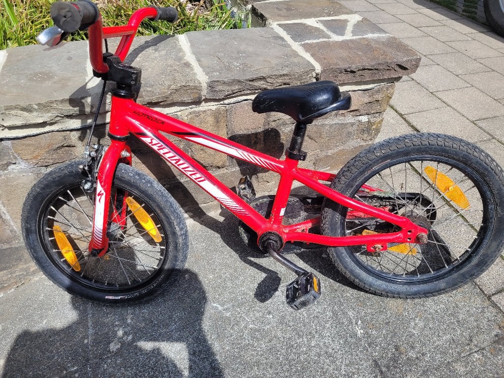 Kinder fiets 16 inch, Terugtraprem, Ophalen, Specialized, 16 tot 20 inch