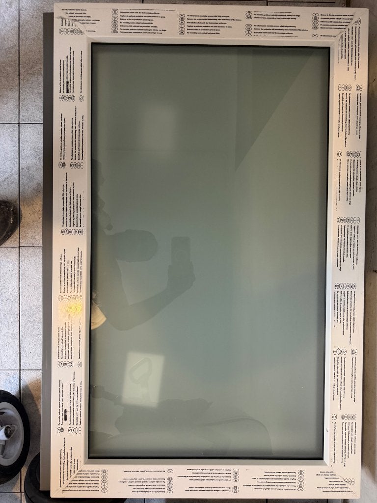 Bonjour je voudrais vendre 3 vitre pvc neuf, 75 à 150 cm, Moins de 75 cm, Enlèvement, Vitre comprise