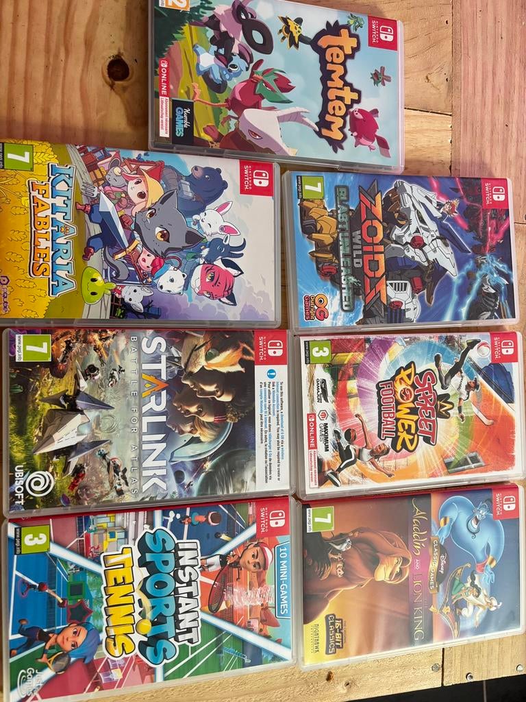 Jeux switch 17€ pcs, Enlèvement, Comme neuf