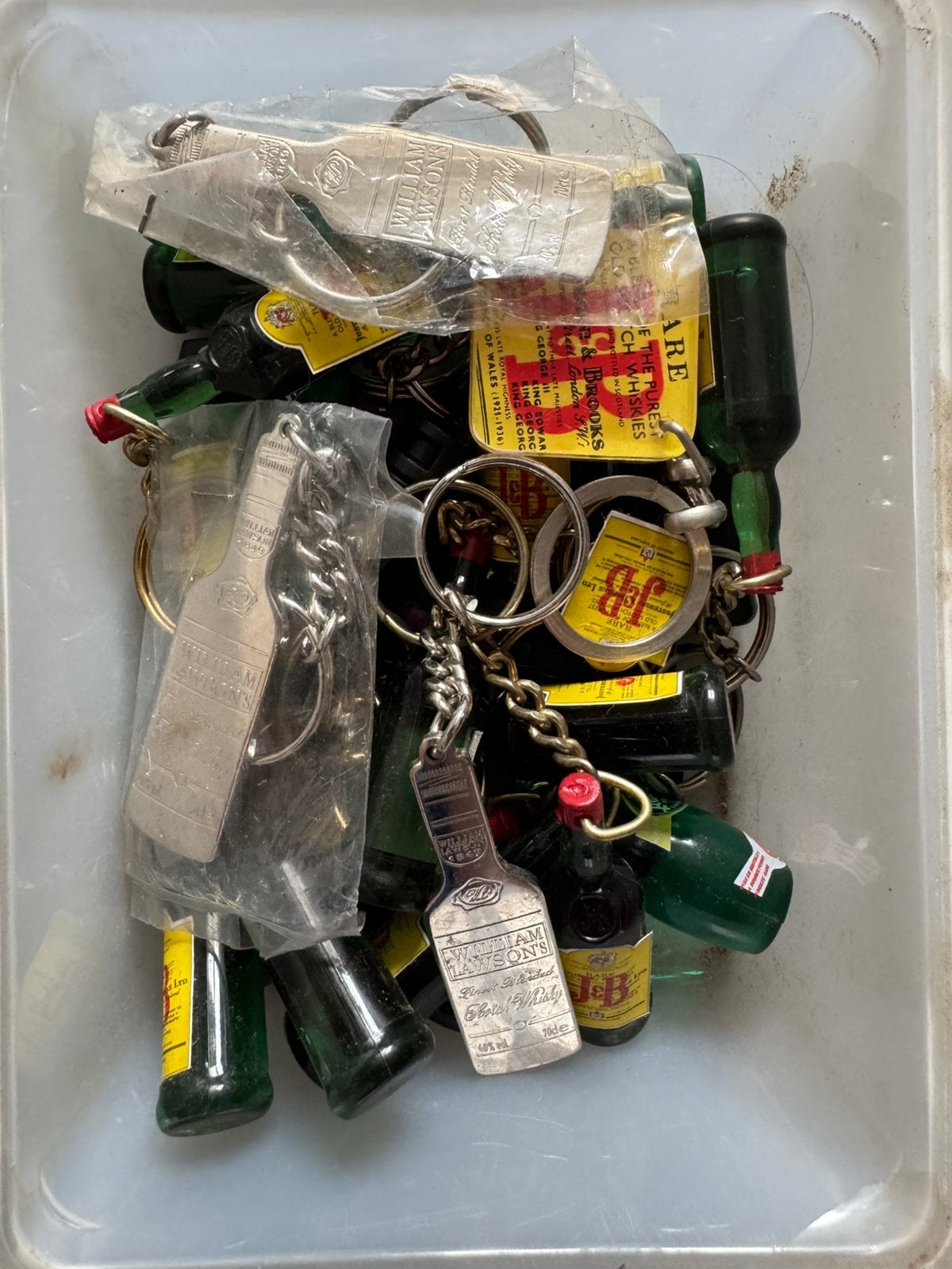 28 whisky sleutelhangers, Ophalen of Verzenden