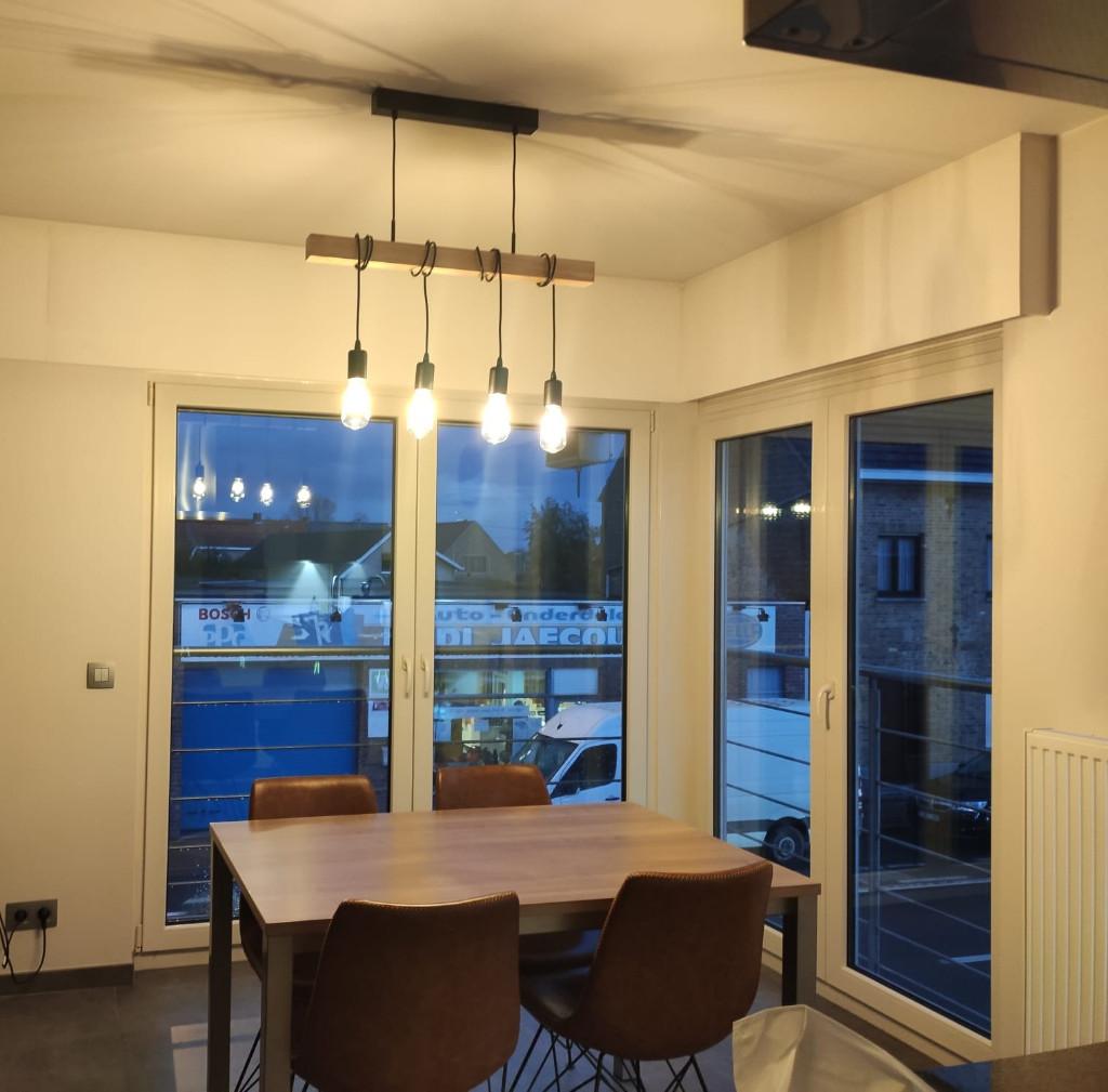 Lichtarmatuur EGLO 4x 2W LED, Ophalen of Verzenden, Zo goed als nieuw, Glas, Landelijk modern