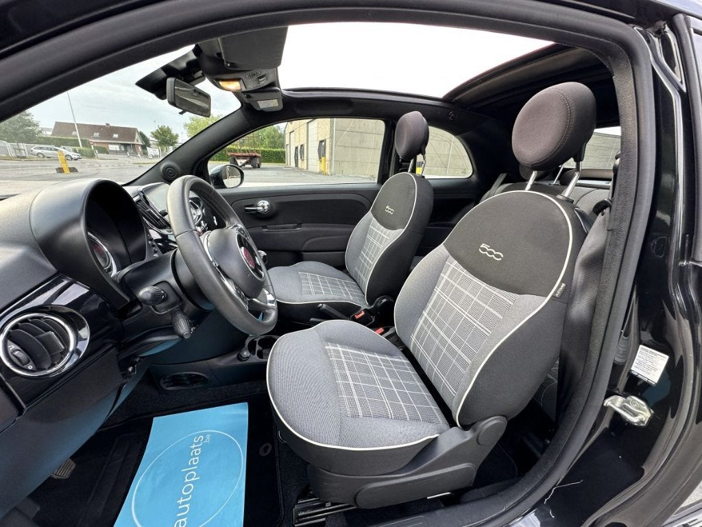 Fiat 500C Lounge Cabrio hybride 2021 Apple CarPlay 125000km, Autos, Achat, Euro 6, Entreprise, Cabriolet