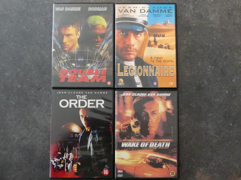 Lot van 4 dvd’s van Jean-Claude Van Damme, CD & DVD, DVD | Action, Enlèvement ou Envoi, Comme neuf, Arts martiaux