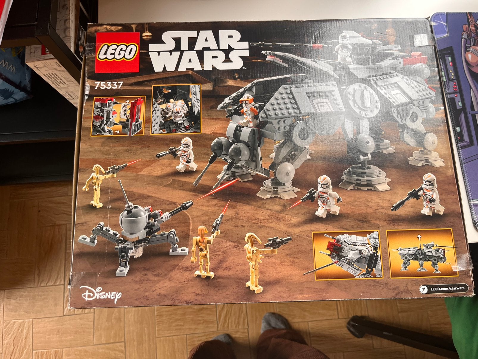 Lego Star Wars AT-TE 75337, Ophalen, Star Wars, Lego, Nieuw