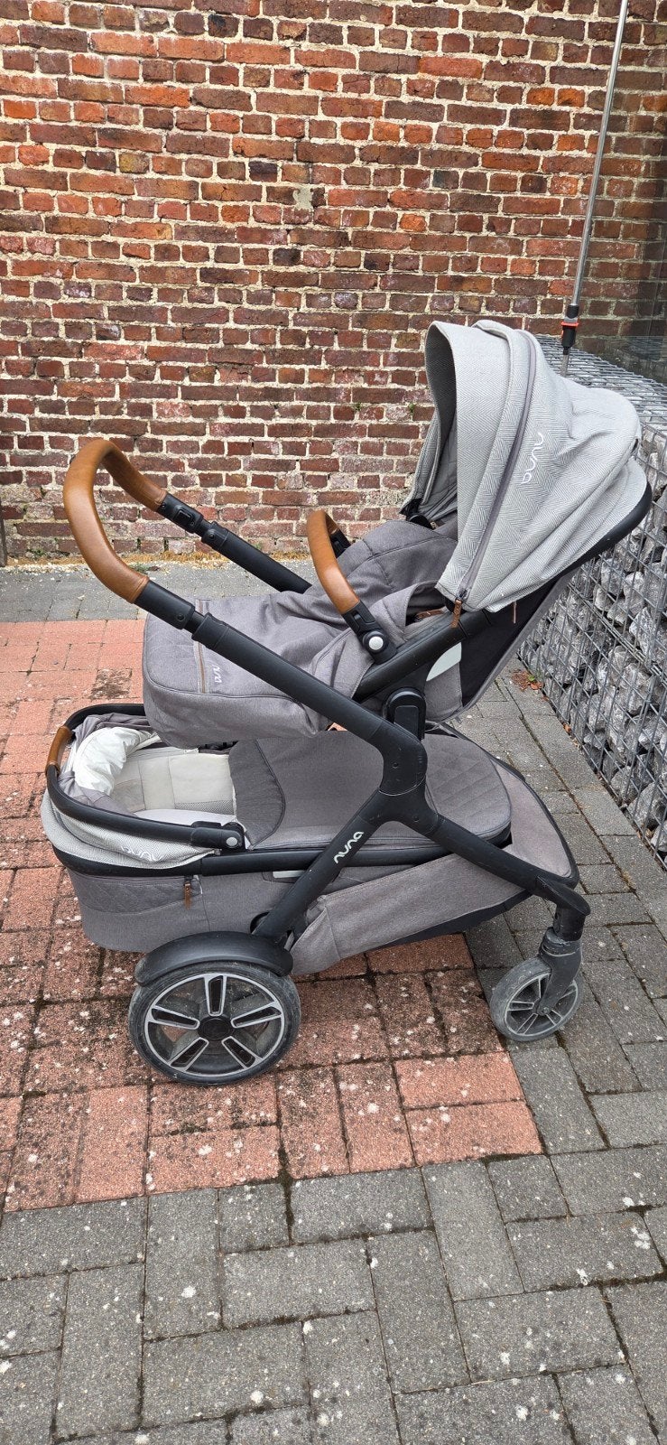 kinderwagen Nuna, Kinderen en Baby's, Kinderwagens en Combinaties, Gebruikt, Duowagen, Ophalen, Kinderwagen