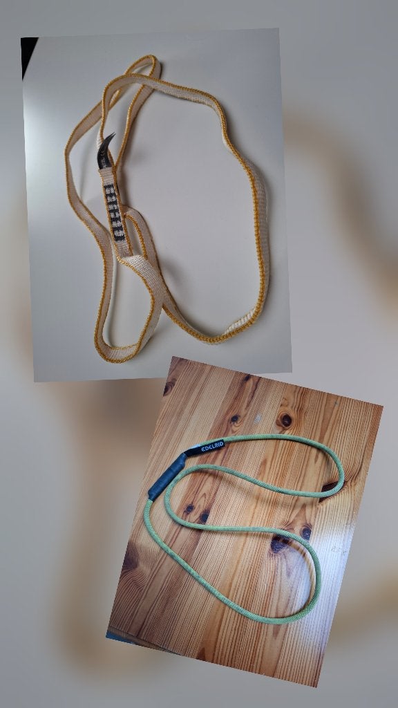Escalade sangles aramid Petzl prussik Edelrid, Sports & Fitness, Enlèvement, Neuf, Accessoire d'escalade