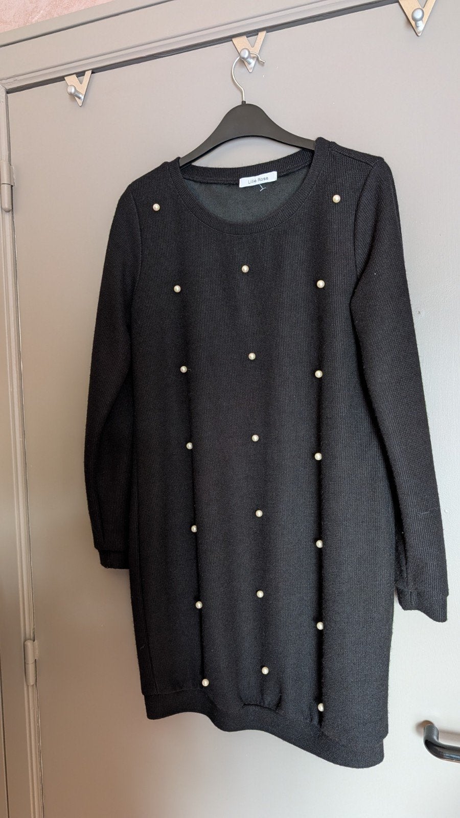 robe pull taille 40, Vêtements | Femmes, Robes, Taille 38/40 (M), Enlèvement ou Envoi, Lilli rose, Noir