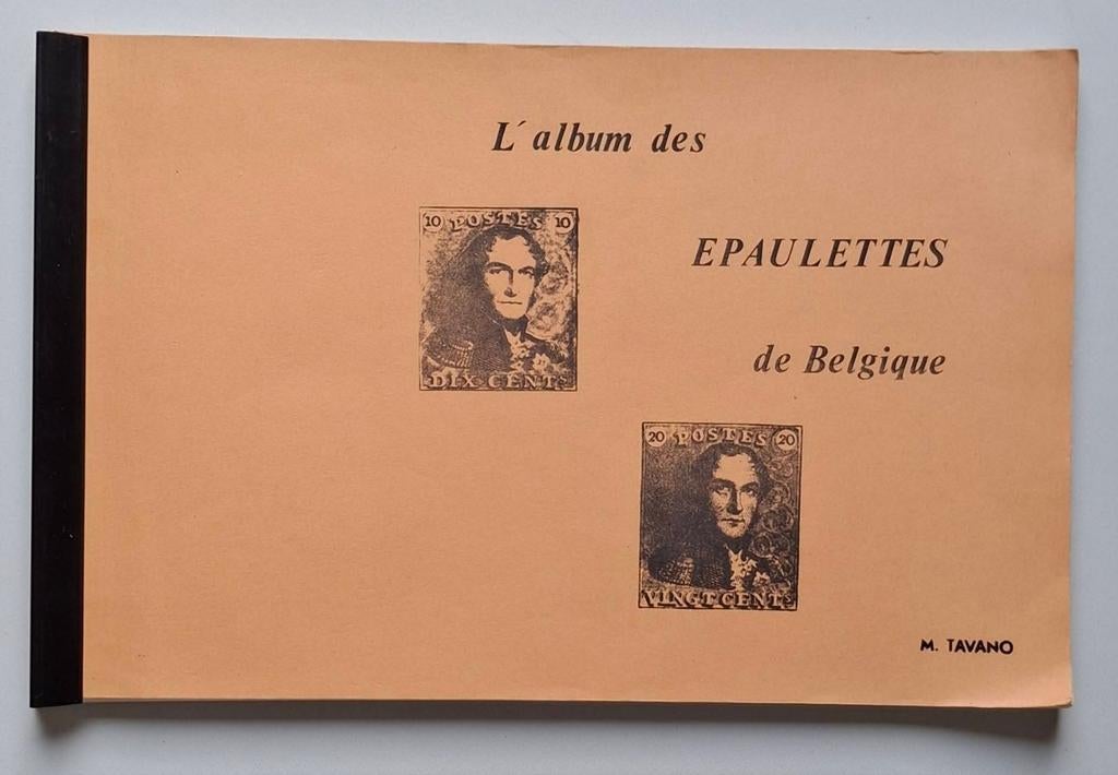 album met de epaulettes van België ( M. TAVANO)
Franstalig, Ophalen of Verzenden