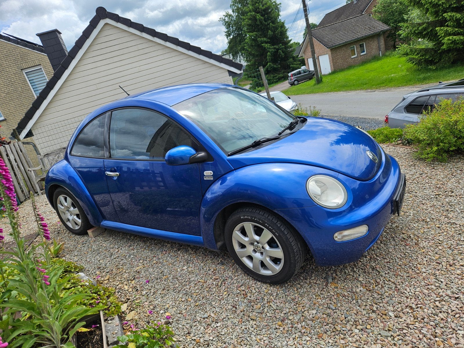 Volkswagen New Beetle, Auto's, Voorwielaandrijving, Stof, Blauw, Handgeschakeld