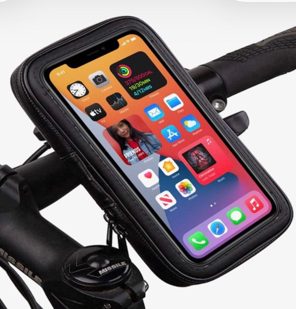 Telefoon/Gsm Houder tot 7 Inch, Waterdicht en Schokbestendig, Telecommunicatie, Ophalen of Verzenden, Zo goed als nieuw, Fiets