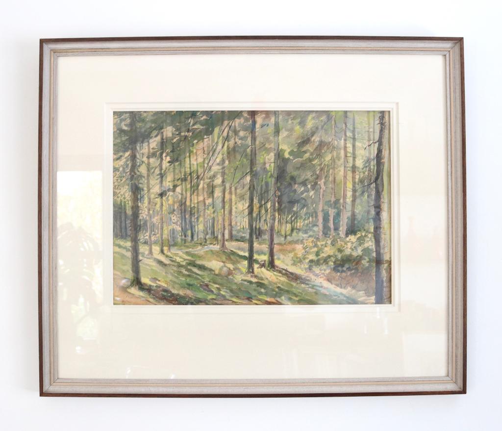 Groot Aquarel - Aquarelliste J. Verbruggen Franck Antwerpen, Enlèvement