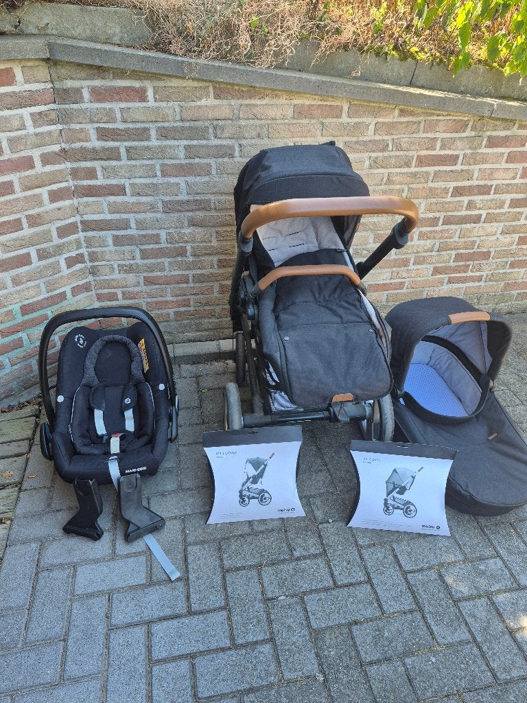 Kinderwagen compleet, Kinderen en Baby's, Zo goed als nieuw, Met autostoeltje, Maxi-Cosi, Ophalen