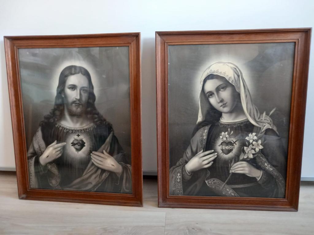 Schilderij Maria en Jezus, Antiek en Kunst, Ophalen