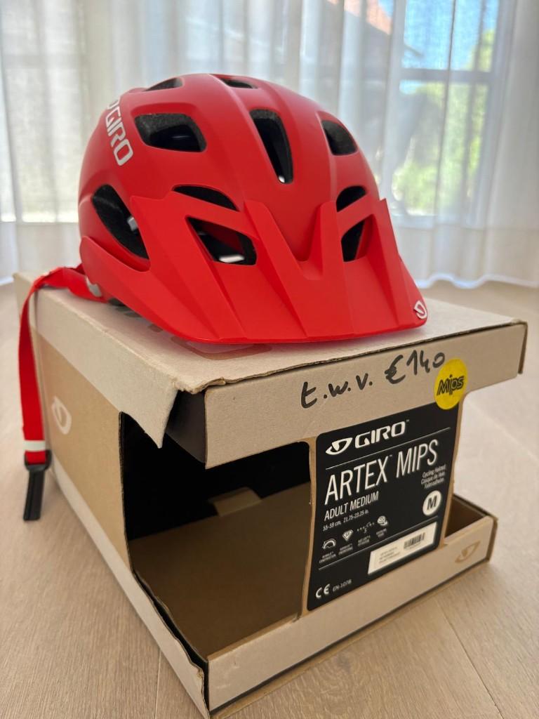 Fietshelm - Giro Artex MIPS (maat M), Fietsen en Brommers, M, Nieuw, Ophalen of Verzenden, GIRO