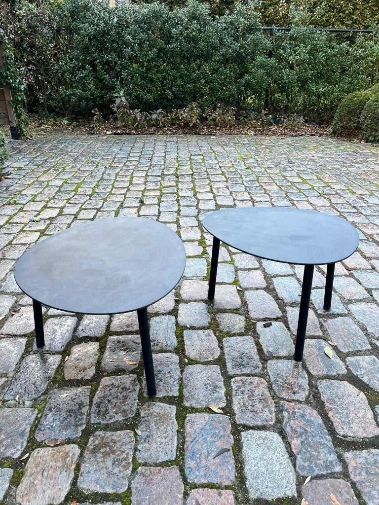 2 terras tafeltjes, Jardin & Terrasse, Enlèvement, Aluminium
