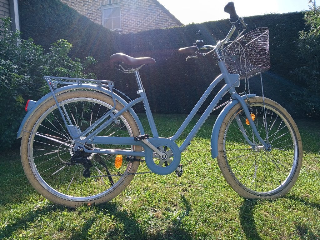 Meisjesfiets Elops 520, Fietsen en Brommers, Gebruikt, Velgrem, Versnellingen, Decathlon