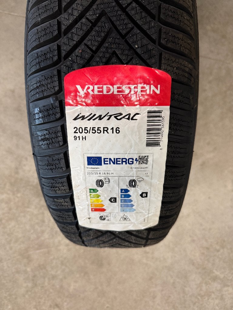 Pack hiver NEUF 16" Vredestein Wintrac + Jantes Dezent 5x112, Ophalen, 16 inch, Banden en Velgen, Nieuw