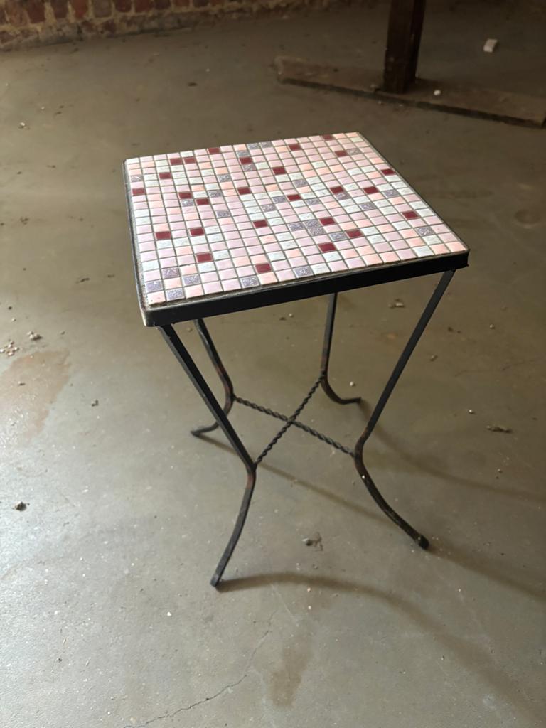Table d'appoint en mosaïque, Enlèvement, Utilisé