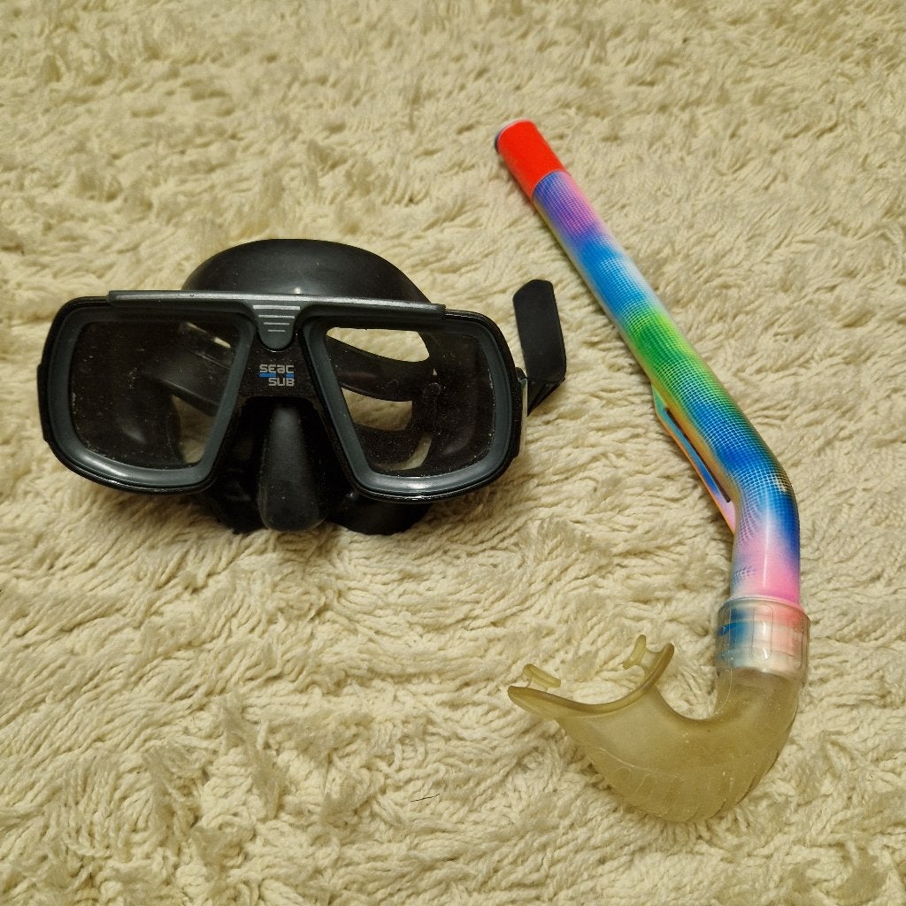duikbril +  snorkel, Enlèvement ou Envoi, Tuba